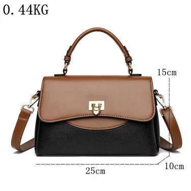 Luxury Large Capacity Multilayer Shoulder Messenger Bag High Quality Leather Handbag Women Designer Crossbody Sac Female Tote 6