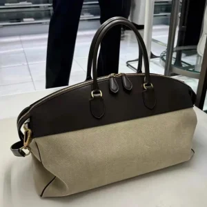 Designer Fashion leather Handbag Shoulder Strap Crossbody Handbag Large Capacity Canvas Women's Simple Tote Bag 1