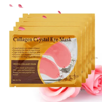 20Pcs=10Pairs Gold Collagen Crystal Eye Mask skincare Eye Patches Firming Moisturizing Nourishing Eye Skin Care Products 5