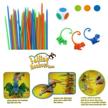 Mini Funny Monkey Climbing Tree Games Toy Kid Flipping Monkey Board Parent Child Interactive Party Desktop Strategy Game Toys 4