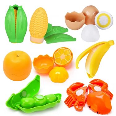 Simulation Kitchen Pretend Toy Cutting Fruit Vegetable Set Toy Cooking Interest Cultivation Montessori Educational Toy Kids Gift