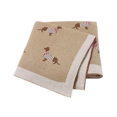 Baby Blankets Newborn Cartoon Swaddle Wrap Monthly Blankets 100%Cotton Knitted Toddler Infant Outdoor Playing Clip Mats 100*80cm 1
