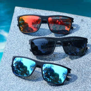 AOFLY Polarized Sunglasses for Men UV400 Protection Lightweight Frame Driving Fishing Golf Square Fashion Sun Glasses Women 2