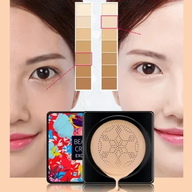 BB Cream Mushroom Head Air Cushion Powder Puff Moisturizing Brightening Foundation Concealer CC Cream Base Makeup Cosmetics Gift 6