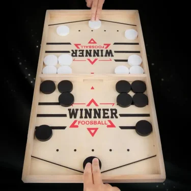 Foosball Winner Games Table Hockey Game Catapult Chess Parent-child Interactive Toy Fast Sling Puck Board Game Toys For Children 2