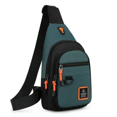 Fashion Men's Chest Bag Handbag Lightweight Oxford Fabric Crossbody Shoulder Bag Stylish Casual Men's Waist Packs Male Chest Bag 2