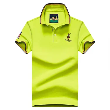 polo shirt men summer new high quality cotton mens Short sleeve Solid color embroidery Business casual polo shirt size M-4XL8631 5