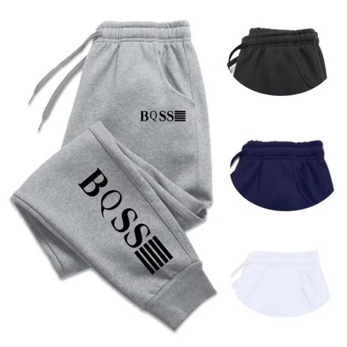 Mens Sweatpants Printing Fashion Trend Jogging Trousers Versatile Soft High Quality Street Elastic Waist Casual Pants S-4XL