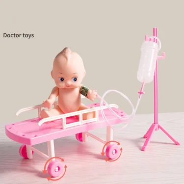 Children Doctor Play Set Simulation Nurse Toy Doctor Accessories for Kids Home Play Toys Doctor Set Toy Gift for Kids Boys Girls 4