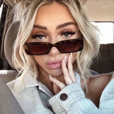 Fashion Sunglasses Classic Retro Square Glasses Women Brand Vintage Travel Small Rectangle Sun Glasses Female Eyewear Anti-Glare 4