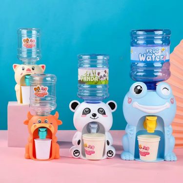 Children's Mini Fun Water Dispenser Electric Acousto-optic Simulation House Drinking Machine Baby Kitchen Toy Children Gift