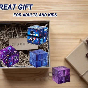 Infinity Magic Cube Starry Sky Square Puzzle Toys Four Corner Maze Toys Children Adult Decompression Relaxing Hand-Held for ADD 6