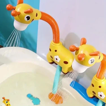 Deer Sprinkler Shower, Giraffe Scalable 360 degree Rotating Children's Shower, Shower, and Water Playing Toy 3
