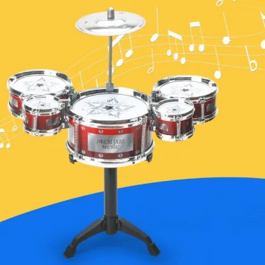 Drum sets for children beginners children's toys dynamic jazz drums for western percussion instrument 5