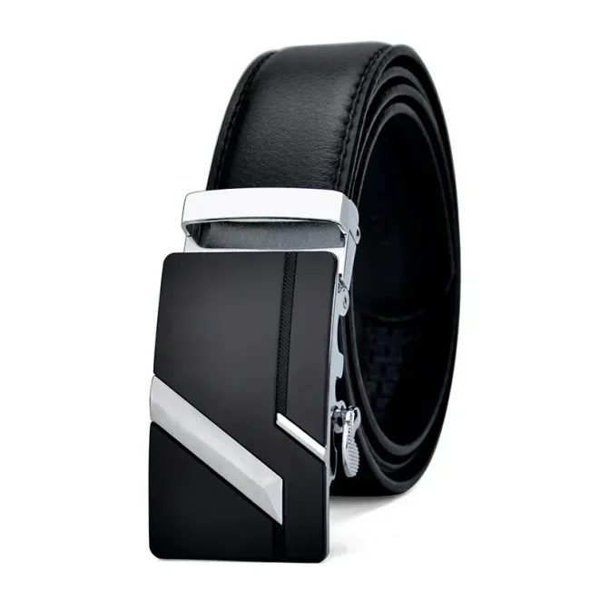 LONG Plus Large Size 130 140 150 160 170 cm Belt Men High Quality PU Leather Belt for Men Strap Metal Automatic Buckle 2