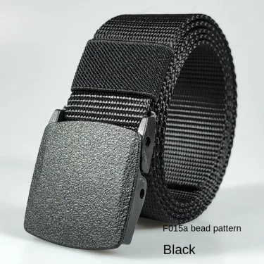Men's Belt Outdoor Casual Canvas Belt nonmetal Free Training Nylon Tactical Belt With Pants Jeans Sports Belts For Men Women 4