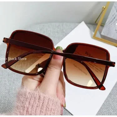 New Oversized Rectangle Sunglasses Women's Fashion Square Sun Glasses Men's Classic Vintage Eyewear UV400 Oculos De Sol 5