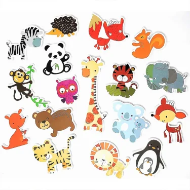Baby Toy Animal Bath Toys for Kids Soft EVA Paste Bathroom Toys Animal Cognitive Floating Water Toys for Boys Girls 2 to 4 Years 6
