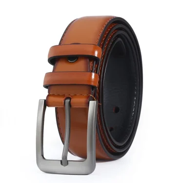 PU leather belts for men luxury designer high quality fashion style vintage brown cowboy male belt casuel for male ND005 4