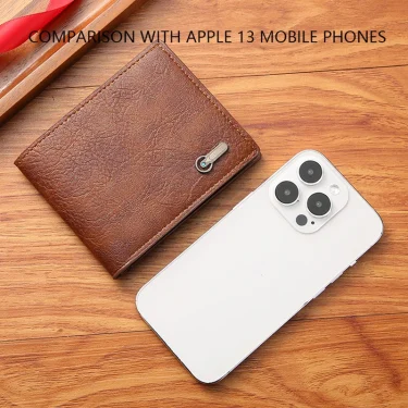 Men's Wallet New Luxury Business Wallets PU Leather Ultrathin Fashion ID Card Holders Paper Money Bag Men Carteira 6