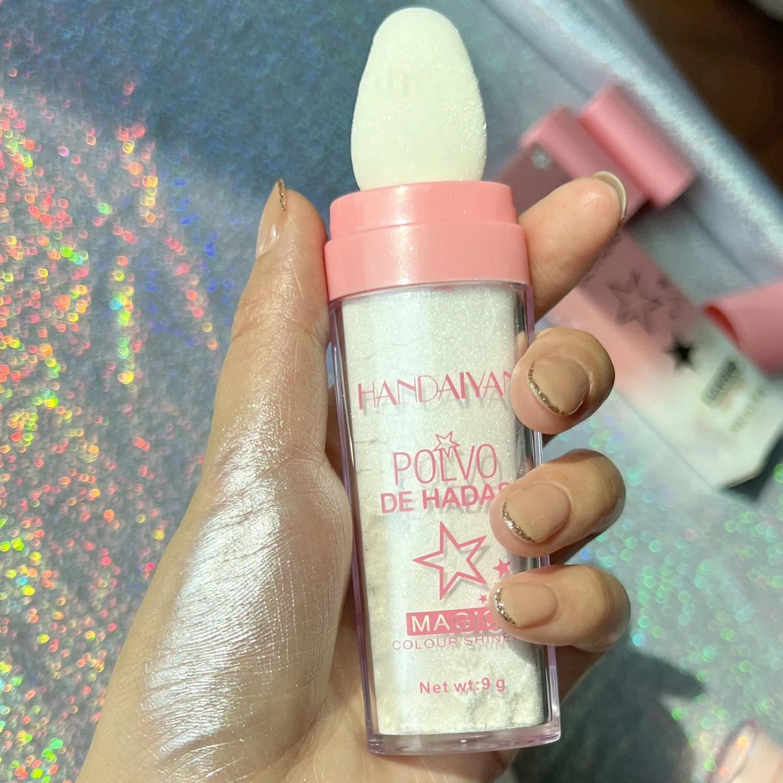Fairy Highlight Pat Powder Full Body Highlight Brightening Natural Three-dimensional Contouring Blush 1