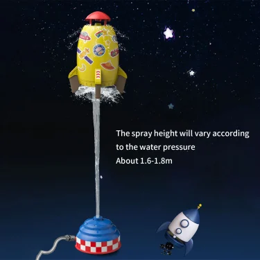 Rocket Launcher Toys Outdoor Rocket Water Pressure Lift Sprinkler Toy Fun Interaction In Garden Lawn Water Spray Toys for Kids 5
