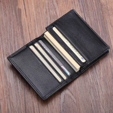 Luxury Fashion Genuine Leather card Wallets men credit card holders women card&ID holder male organizer Business card holder 1