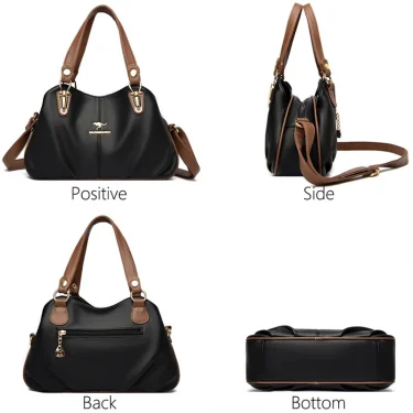 Luxury Casual Tote Women Bag High Quality Leather Ladies Hand Bags for Women New Shoulder Bag Big Crossbody Bags Sac A Main 2