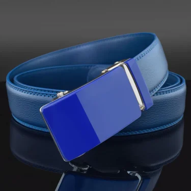Men Designer Belts High Quality White Luxury Brand Belt Automatic Buckl Cowskin Casual Business Waist Strap Ceinture Homme 4