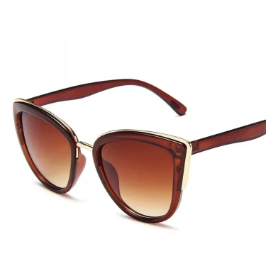 MUSELIFE Cateye Sunglasses Women Vintage Gradient Glasses Retro Cat eye Sun glasses Female Eyewear UV400 4