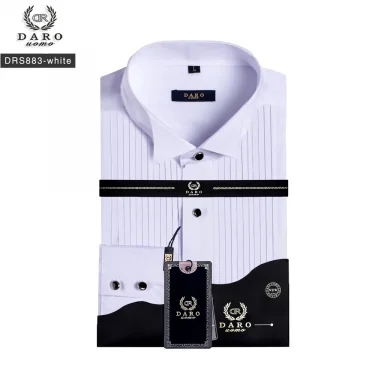 DR DARO UOMO Mens shirts white tuxedo shirt party wedding shirt 883-white 3