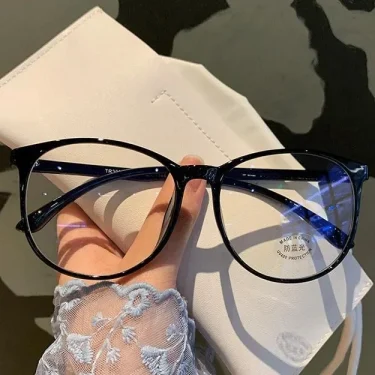 Anti-blue Light Square Glasses Frame Women Men Simple Transparent Optical Eyeglasses Blue-Blocking Compute Spectacles Frames 5