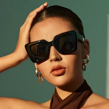New Vintage Sunglasses Women Men Square Big Frame Sun Glasses Female Brand Designer Retro Shades Fashion Cat Eye Oculos De Sol ﻿ 1