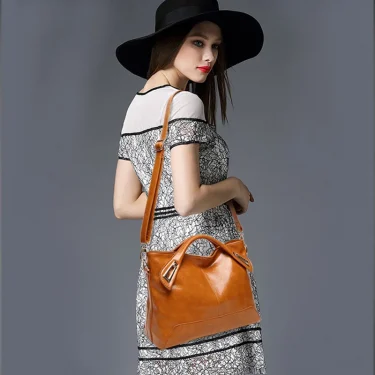 Zency Soft Artificial Leather Handbag Luxury Elegant Design Women's Messenger Bags Large Capacity Shoulder Crossbody Bag 2
