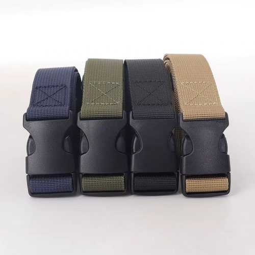 125cm Nylon Braid Military Men Belt Army Belts Adjustable Man Outdoor Travel Tactical Waist With Plastic Buckle For Pants