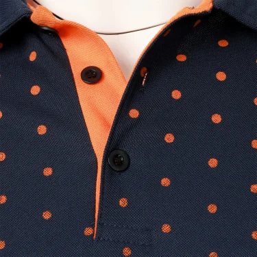 Men's 3D printed short sleeve and lapel short sleeve color matching fashion 5