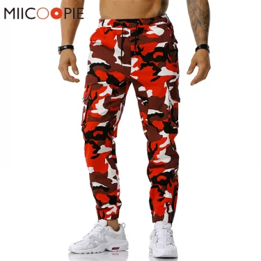 Pure Cotton Camo Harem Pants Men Brand Multiple Color Camouflage Military Tactical Cargo Pants Men Joggers Trousers With Pockets 1