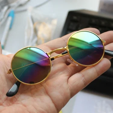 Newborn Baby Girl Boy Flat Glasses Photography Props Gentleman Studio Shoot Clothing Accessories 4