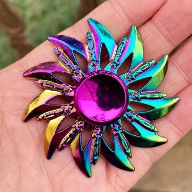 Dragon Wings Hand Spinner High Speed Low Noise Fingertip Gyro Alloy Anti Pressure Metal Rainbow Finger Spinner Children Toys 3