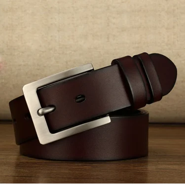 CEXIKA 140 150 160 170cm Men Belt Pin Buckle Big Plus Large Size Male Leather Belts Cinturones Para Hombre 2