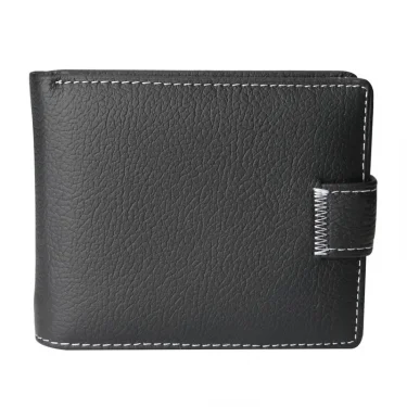 New arrival Genuine Leather Men Wallets With Coin Pocket Money Bag Fashion Male Purse Credit Card Holder For Man 4