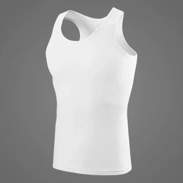 3-piece Cotton Thin MEN'S Tight Vest Young Boys Sports Casual Vest Joker Sleeveless Vest for Middle-aged and Elderly Men. 2