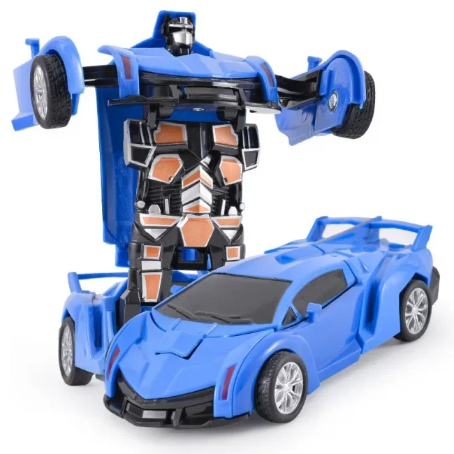 Shape-shifting toy car inertial impact one-button shape-shifting boy puzzle collision shape-shifting Autobot robot 3
