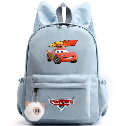 Disney Pixar Cars Lightning McQueen Backpack for Girls Boys Teenager Children Rucksack School Bags Travel Backpacks Mochila 2