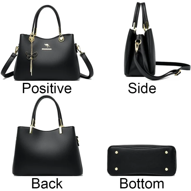 High Quality Soft Leather Bags Luxury Handbags Women Bags Designer Ladies Crossbody Shoulder Bag Casual Tote Bag Sac S Main 3