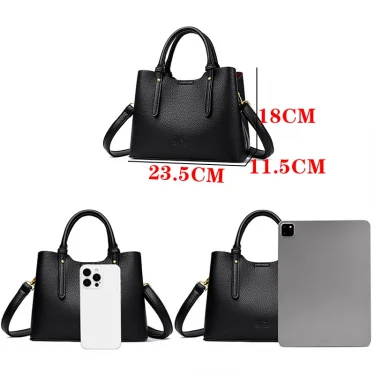 Fashion Handbag For Women Classic Leather Hand Bags Luxury Shoulder Bag Designer Large Tote Ladies Crossbody Bag Female Sac 2