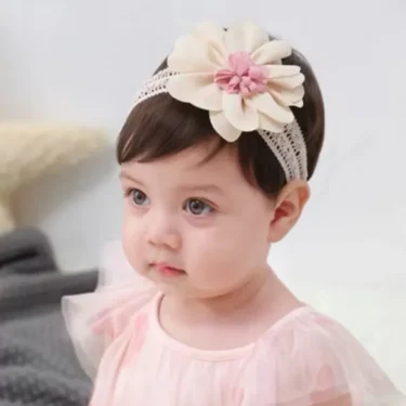 2Pcs/Set Baby Headband Socks Set Lace Flower Newborn Hair Band Floor Socks Photography Props For Baby Girl Hair Accessories 5