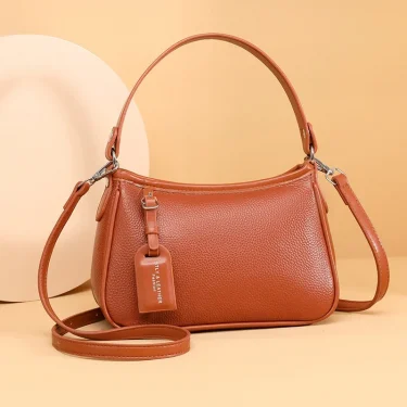 Designer Genuine Leather Tote Luxury Cowhide Crossbody Bag For Women High Capacity Handbags Female Shoulder Messenger Bags 3