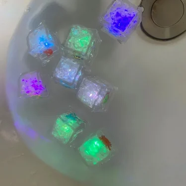12PCS Baby Bath Bathtub LED Light Up Toys Colorful Waterproof Glowing Bath Toys for Boys Girls Infant Birthday Xmas Gift 5