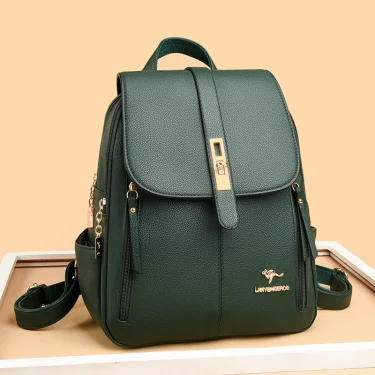 Winter New Women Leather Backpacks Fashion Shoulder Bags Female Backpack Ladies Travel Backpack School Bags For Girls Sac 4
